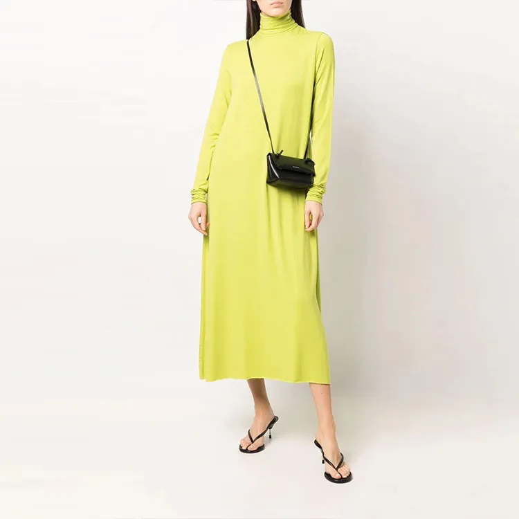 RAF SIMONS Long Sleeved Dresses Women's Green-3