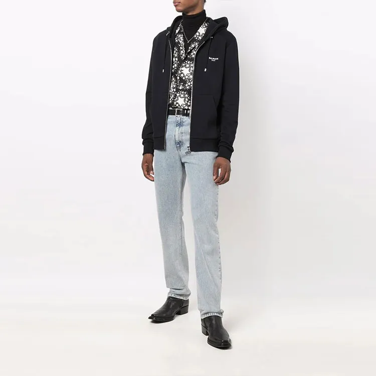 BALMAIN Sweatshirts Men Black-3