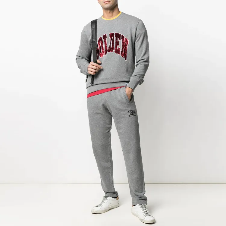 Golden Goose Sweatshirts Men Gray-1