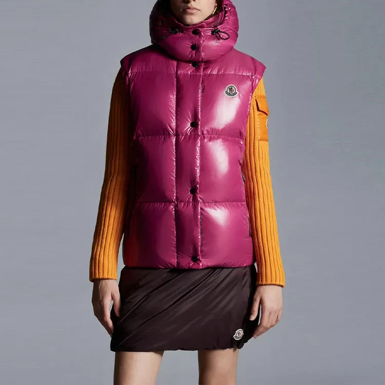 Moncler Luzule Down Puffer Vest 'Pink'-2