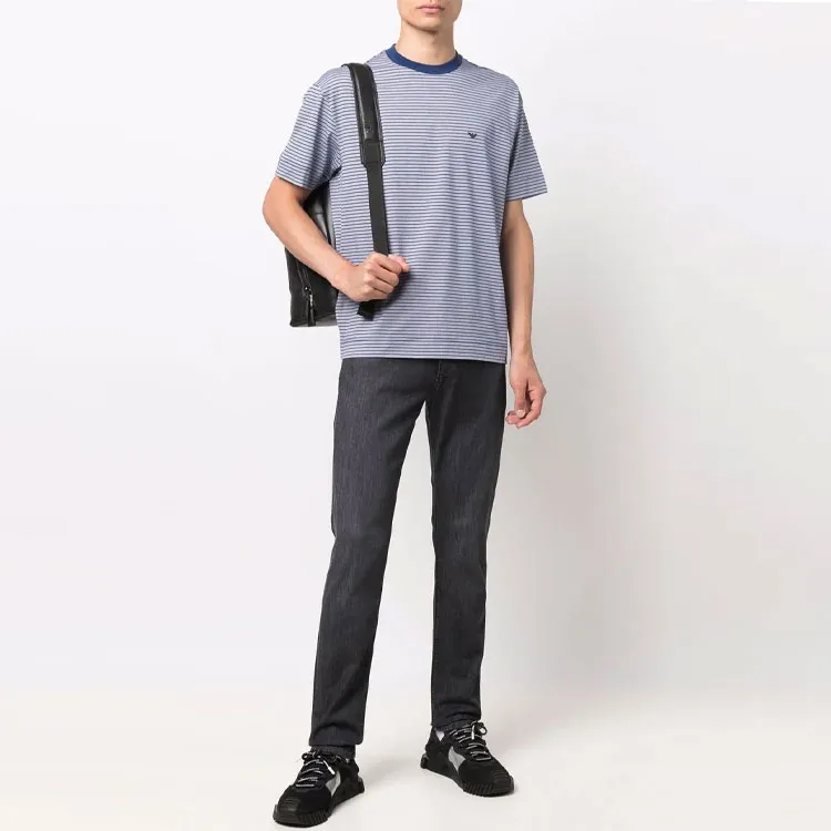 EMPORIO ARMANI Logo Embroidered Skinny Jeans-2