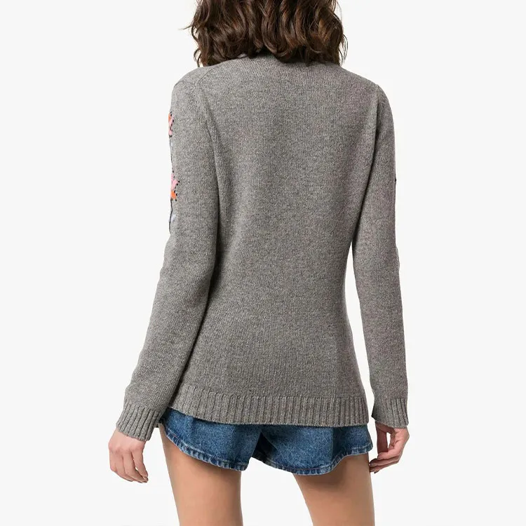 PRADA Cashmere Sweaters Women's Gray-3