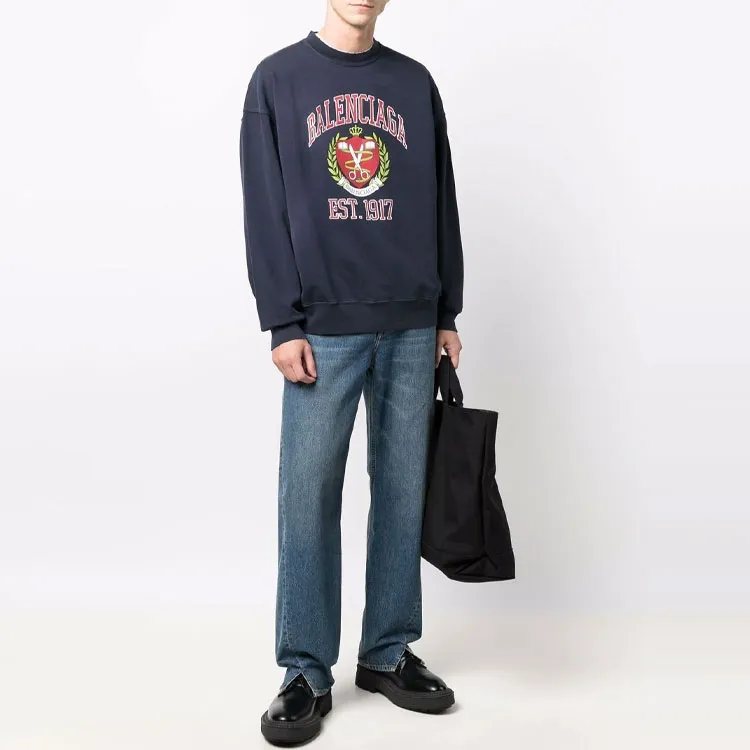 Balenciaga Sweatshirt Men's Blue-2
