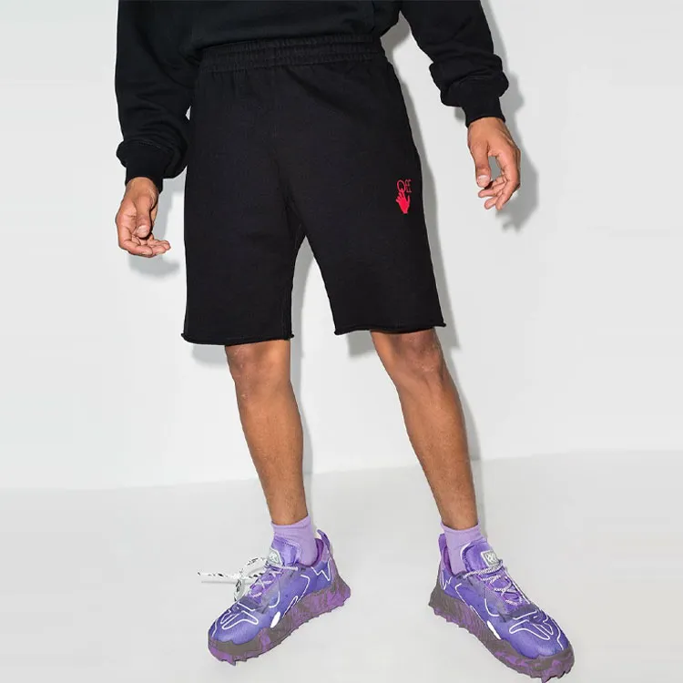 OFF WHITE Starred Arrow Sweatshorts-2