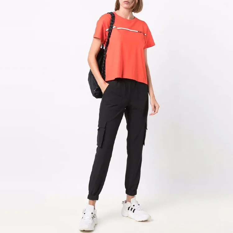 DKNY T-Shirts Women's Orange-1