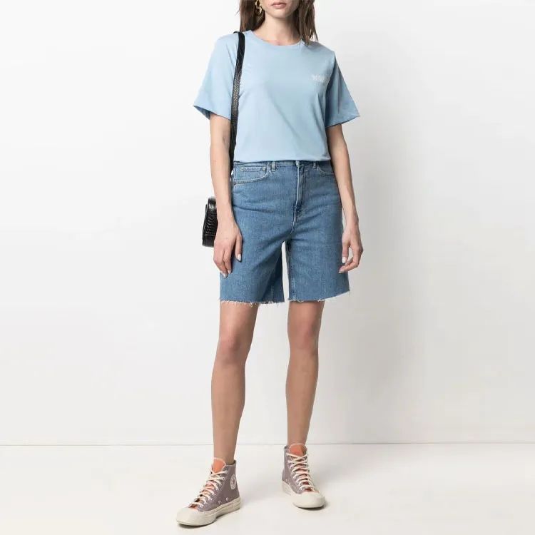 GANNI T-Shirts Women's Blue-1