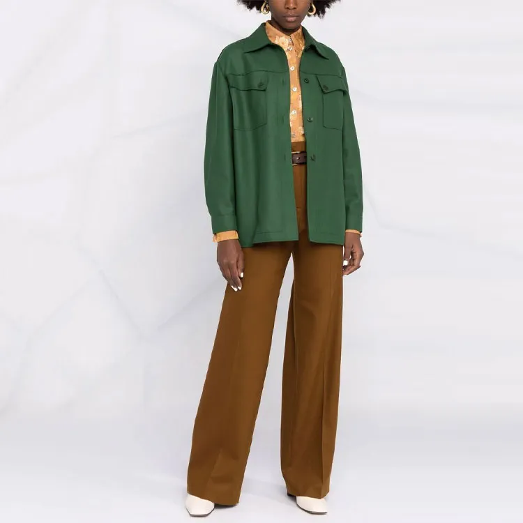 ALBERTA FERRETTI Coats Women's Green-1