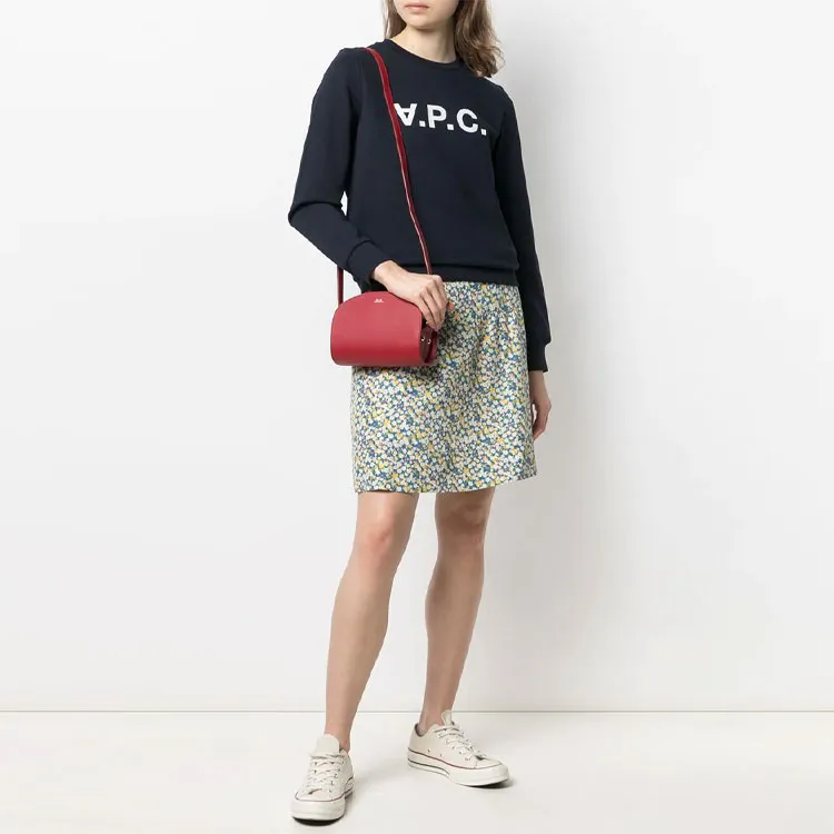 A.P.C Viva Logo Flocked Sweatshirt-1