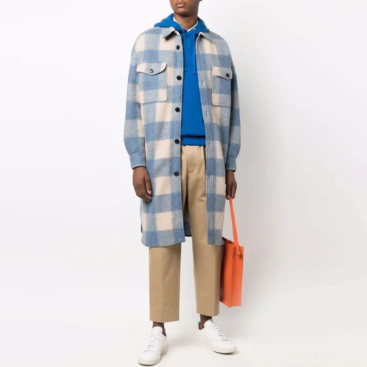 ISABEL MARANT Coats Men Blue-1