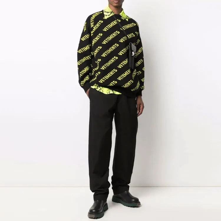 Vetements Monogram Knitted Sweater-1