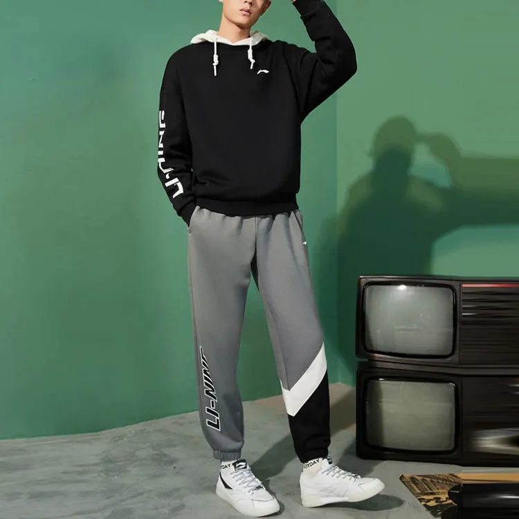 LiNing Sports Life Collection Sweatpants Men's Shade 9 Gray-2