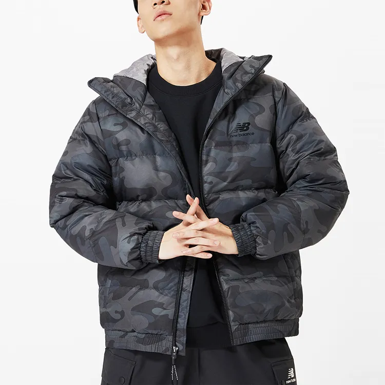 New Balance Down Jacket Men's Camouflage Black-3