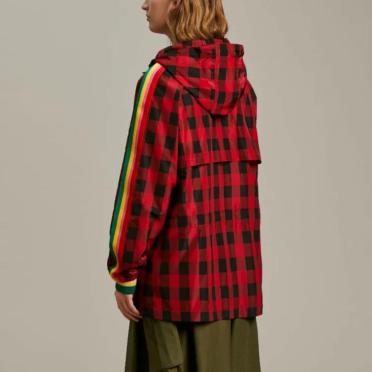 PALM ANGELS Embroidered logo Windbreaker-4