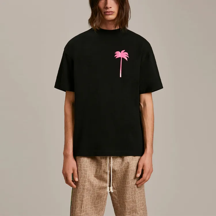 PALM ANGELS Palm Tree Crewneck T shirt-3