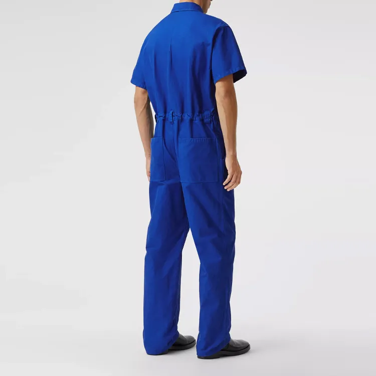 Burberry Jumpsuits Men Blue-3
