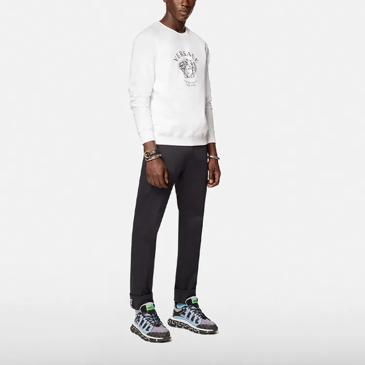 VERSACE Sweatshirts Men White-3