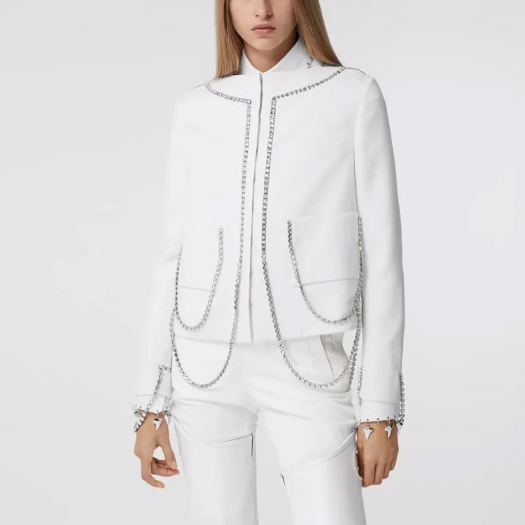 Burberry Jackets Women's Light White-3