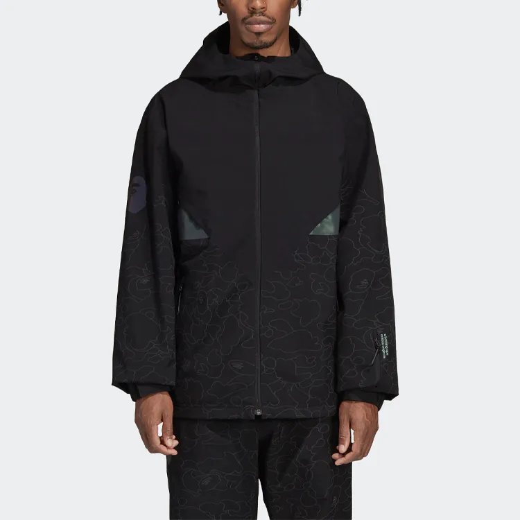 Bape X Adidas Snow Jacket 'Black'-4