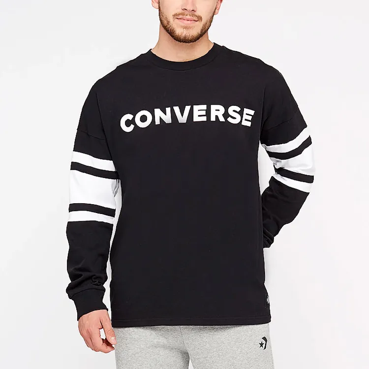 Converse T-Shirts Men Black-3