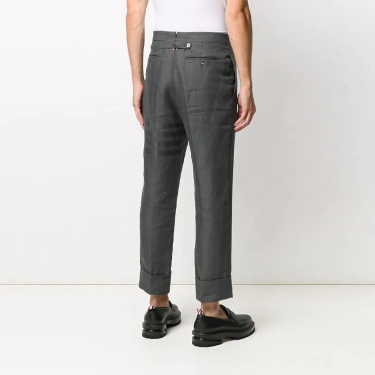 THOM BROWNE Fit 1 Backstrap Trousers-2