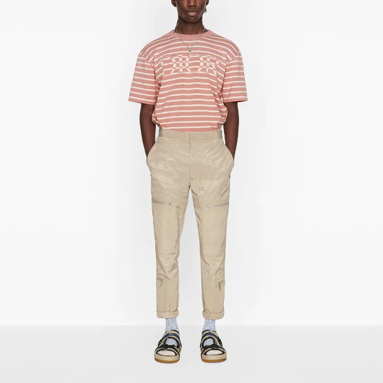 DIOR Quarterly New Products T Shirts Men Pink-2