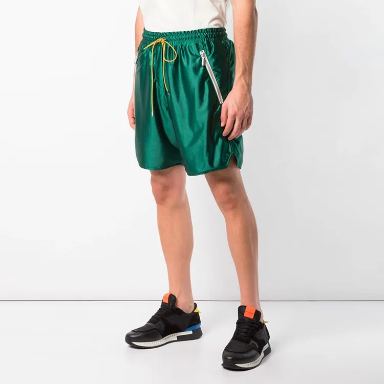RHUDE Basketball Shorts Men Green-4