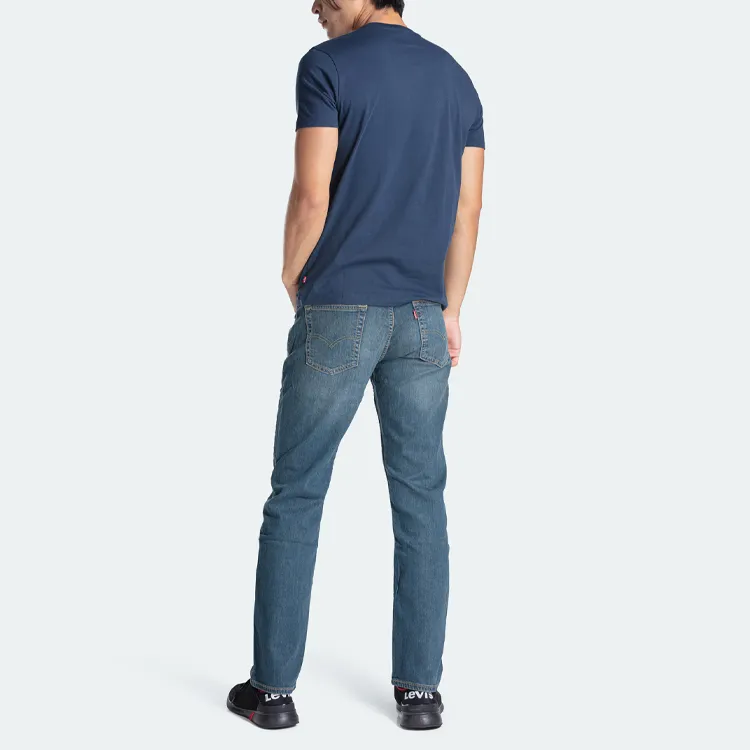 Levis T Shirts Men Navy Blue-2