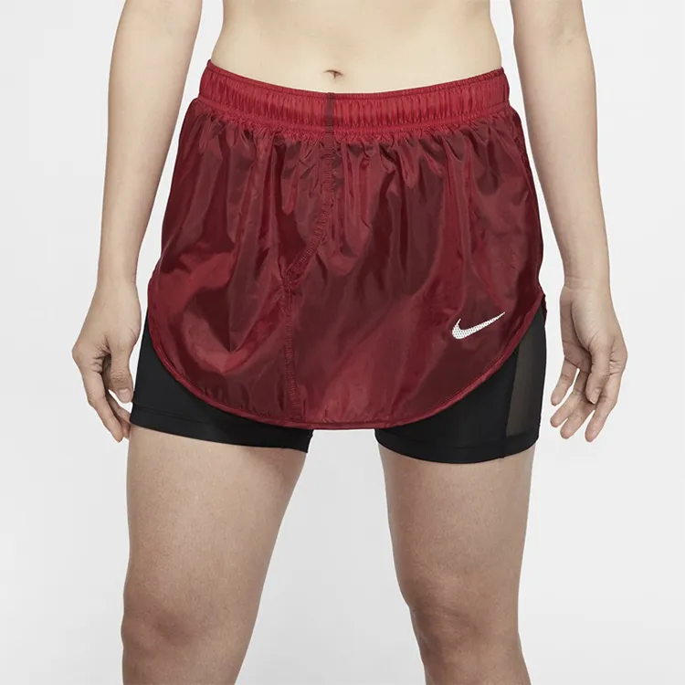 Nike Casual Short Skirts Women's Red-3