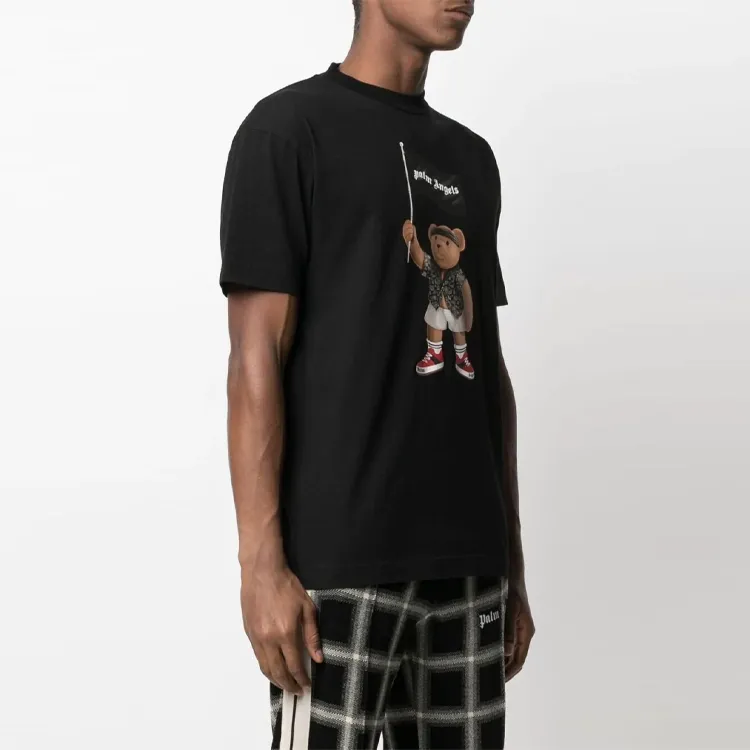 PALM ANGELS Pirate Teddy Bear T shirt-2