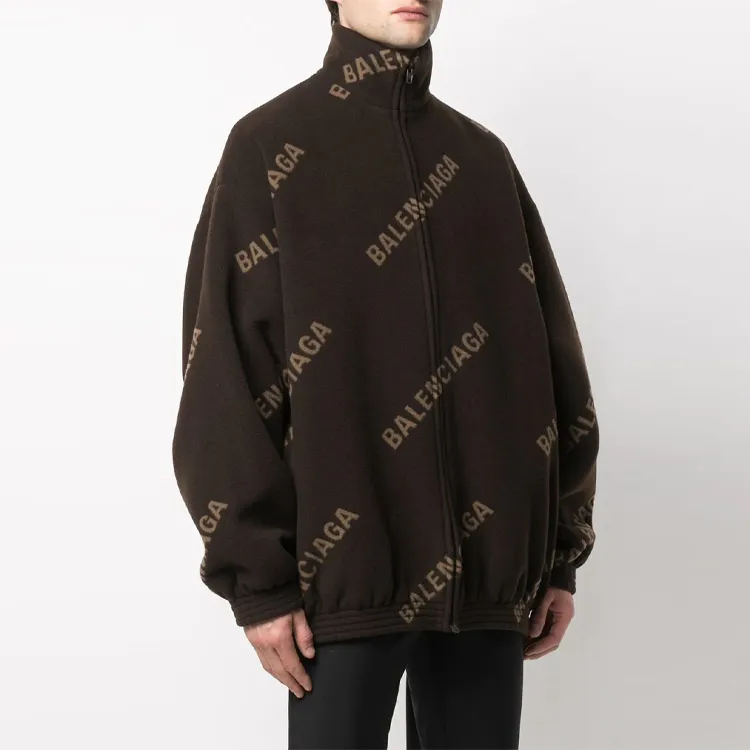Balenciaga Jackets Men Brown-2