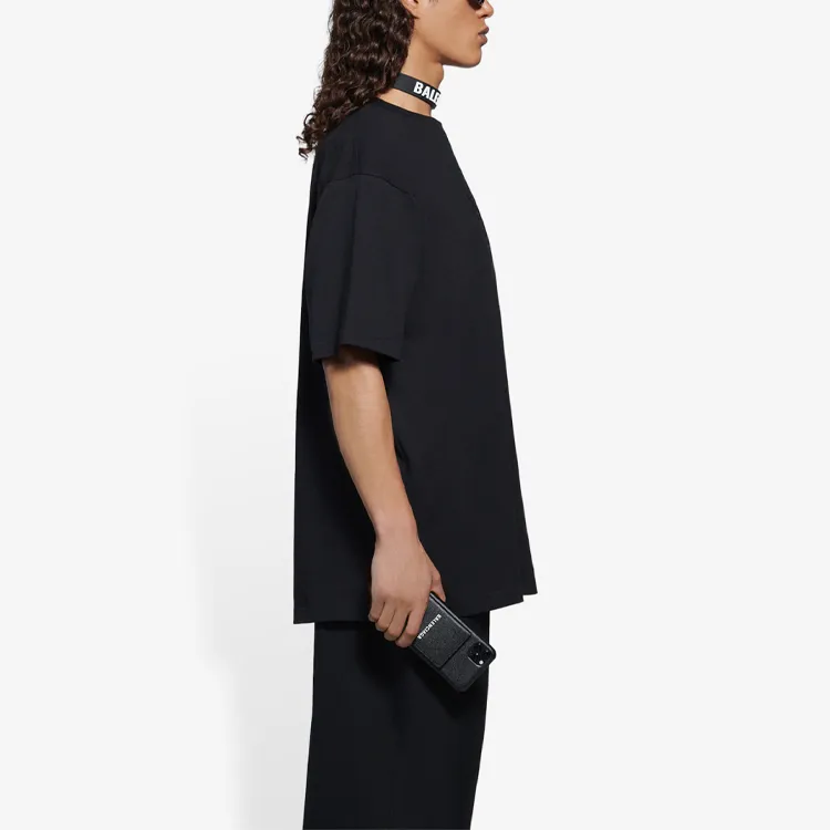 Balenciaga Lion's Laurel Logo T shirt-3