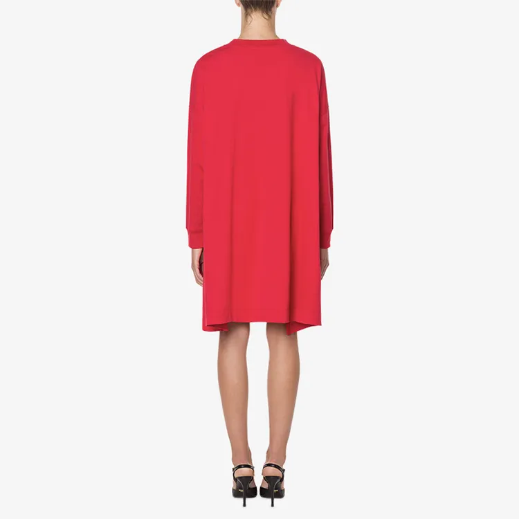 MOSCHINO Long-Sleeved Dresses Women's Red-2