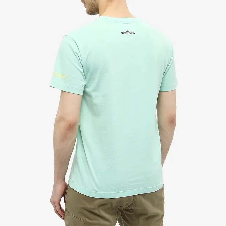 STONE ISLAND T Shirt Men's Aqua Green-2