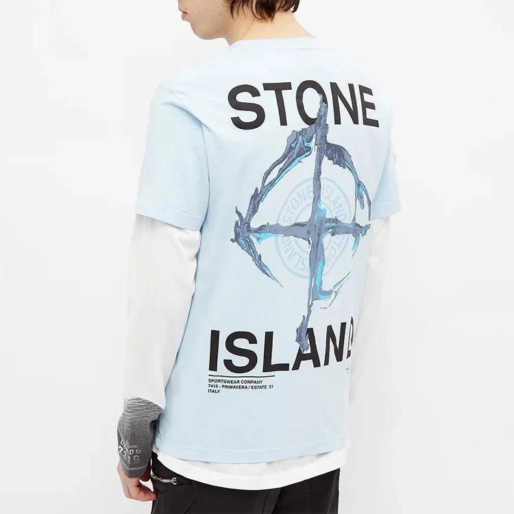 STONE ISLAND SS21 T Shirt Men's Blue-2