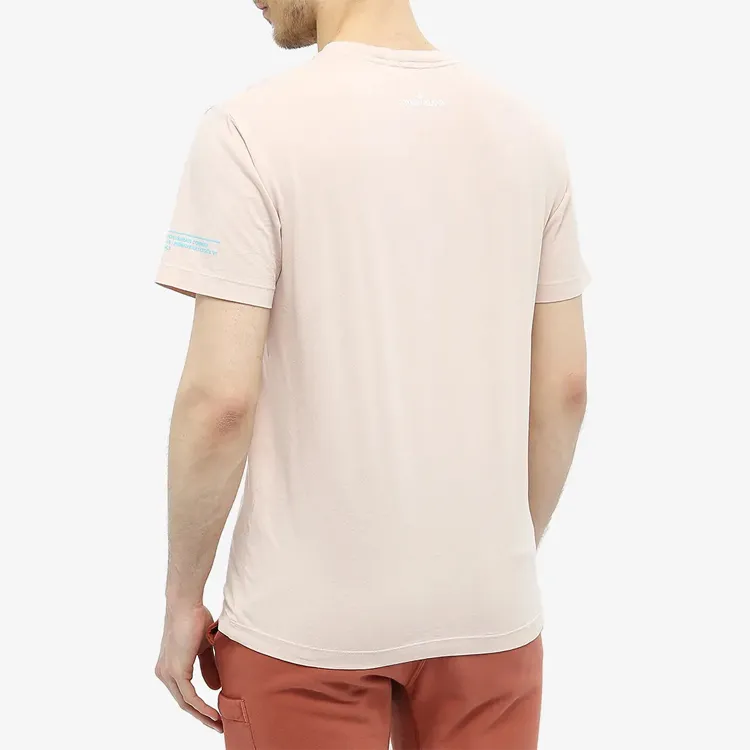 STONE ISLAND T Shirts Men Pink-2