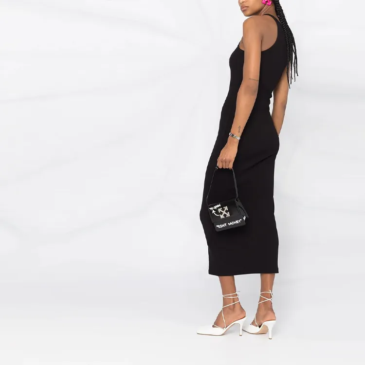 OFF WHITE SS21 Sleeveless Dresses Women's Black-2