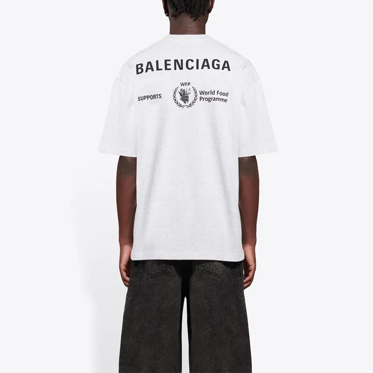 Balenciaga x Wfp T Shirt Men's Gray-4