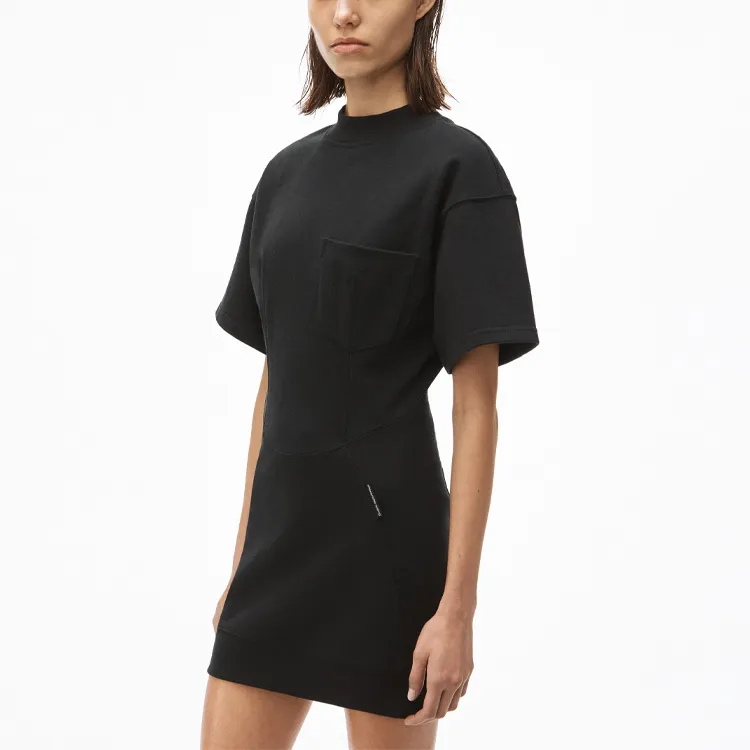 Alexander Wang Short Sleeved Dresses Women's Black-3