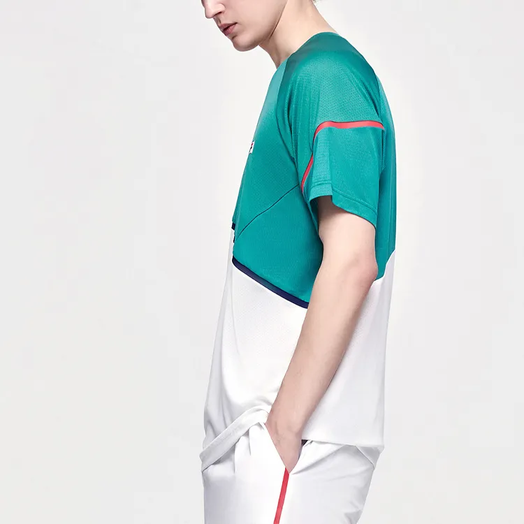 FILA T-Shirts Men Dark Iron Green-4