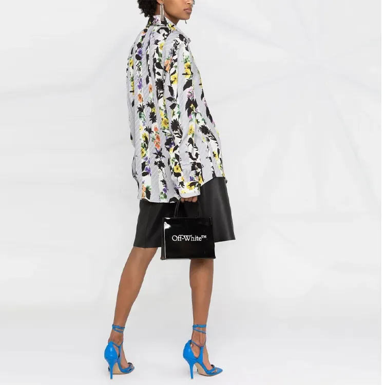 OFF WHITE Floral print Long sleeve Shirt-2