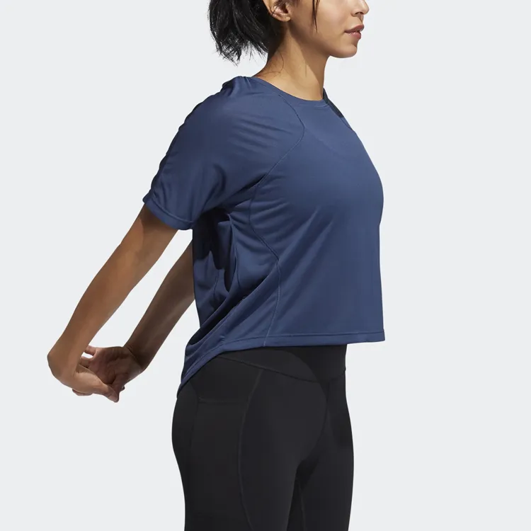 Adidas T Shirts Women's Navy Blue-3