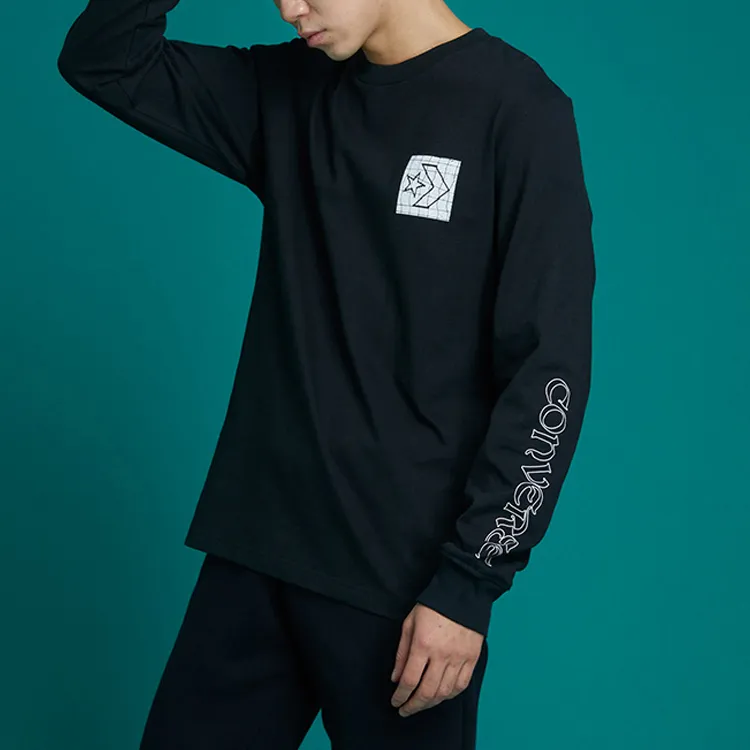 Converse T Shirts Men Ink Black-3
