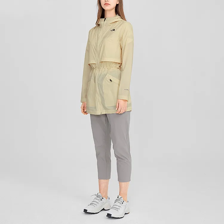 THE NORTH FACE Windproof UV Protection Water Resistant Sun Protection Clothing Women's Ecru-3