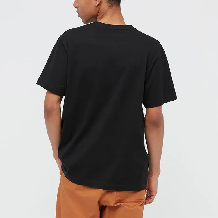 UNIQLO Straight T Shirt Unisex Black-2