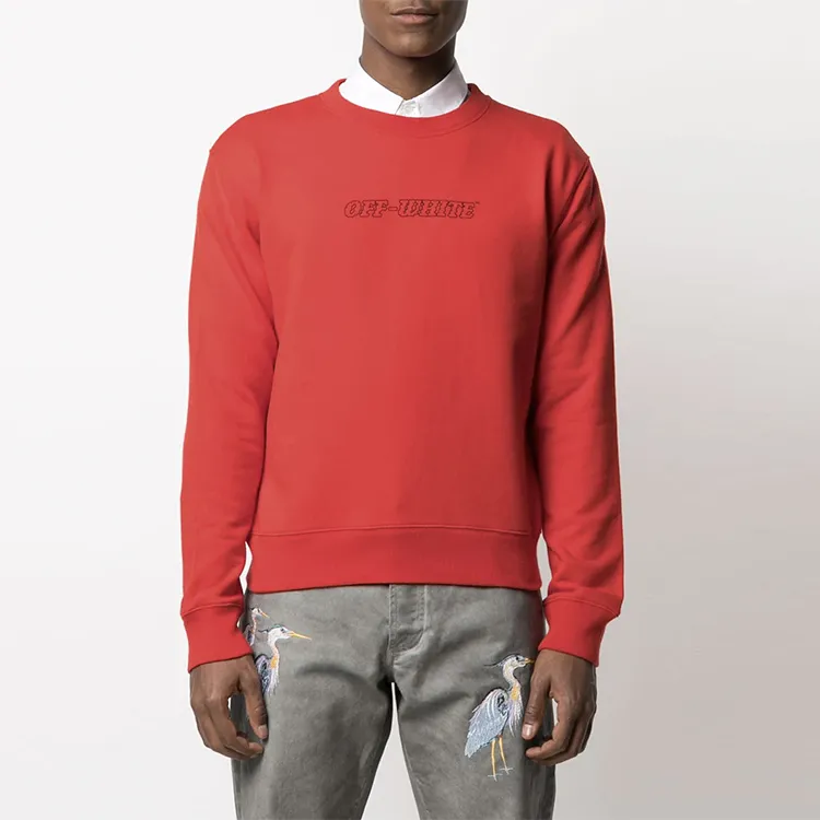 OFF-WHITE SS21 Sweatshirts Men Red-1