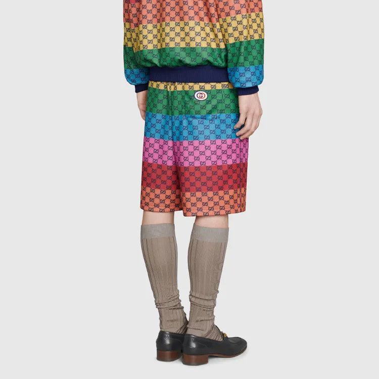 GUCCI Multicolor SS21 Casual Shorts Men's Multicolor-3