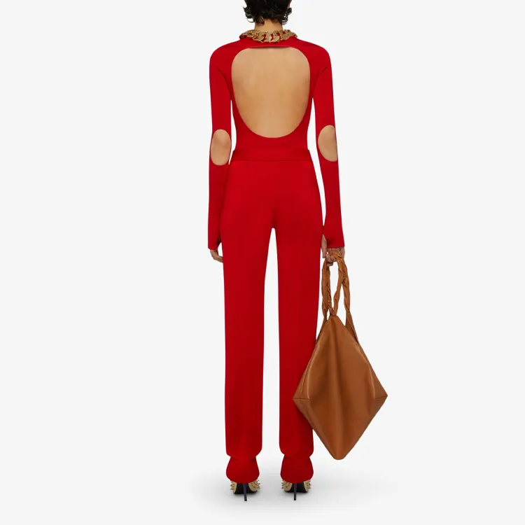 Givenchy Casual Pants Women's Red-2