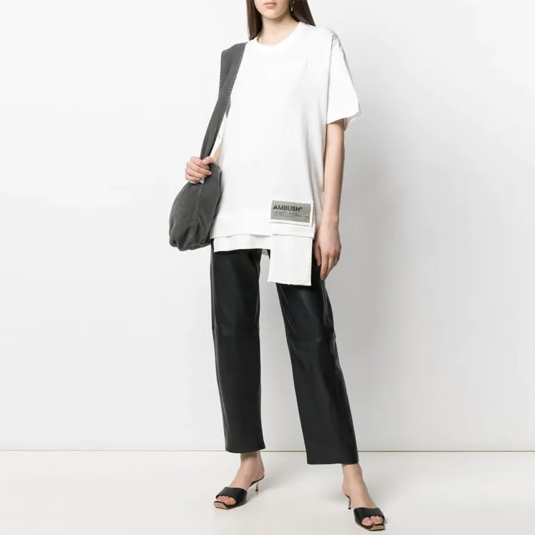 AMBUSH Waist Pocket Jersey T Shirt 'Off White'-1