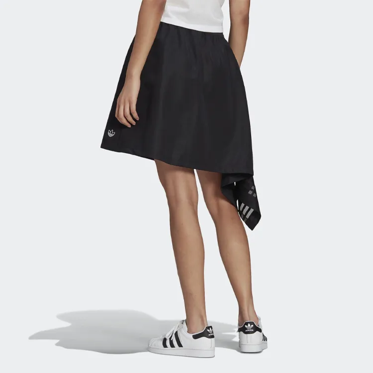 Adidas Originals Casual Short Skirts Women's Black-2