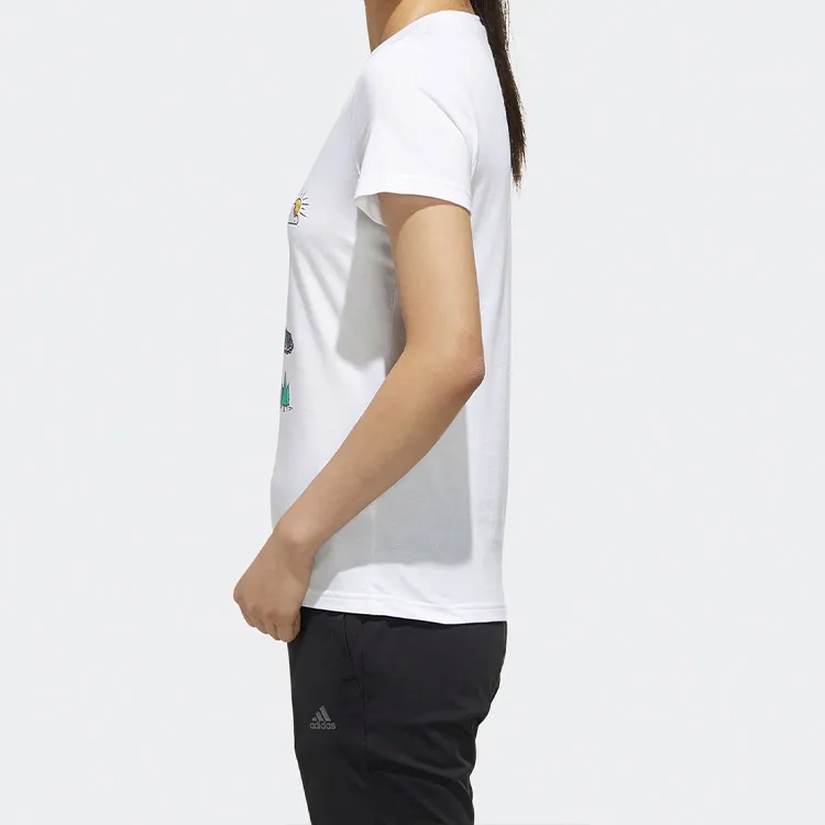Adidas T Shirts Women's White-4